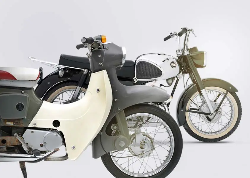 Vintage motorbikes